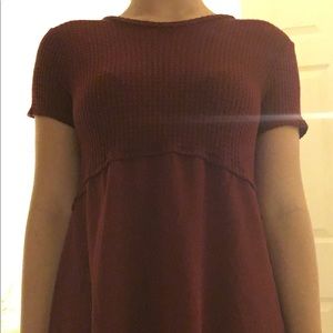 Burgundy Tee